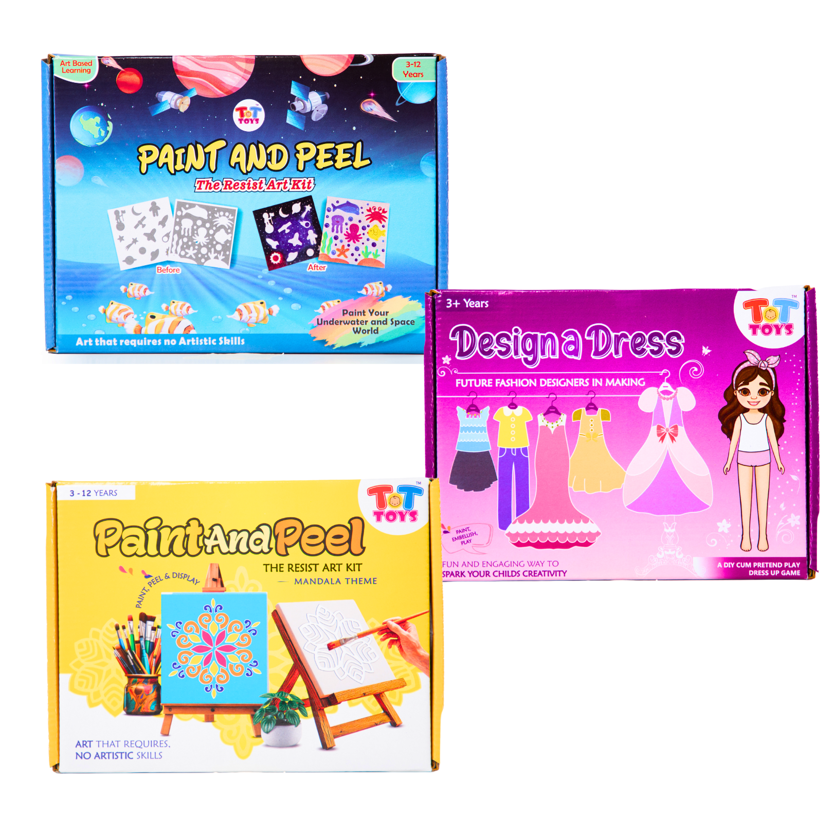 Design a dress – space and sea - mandala