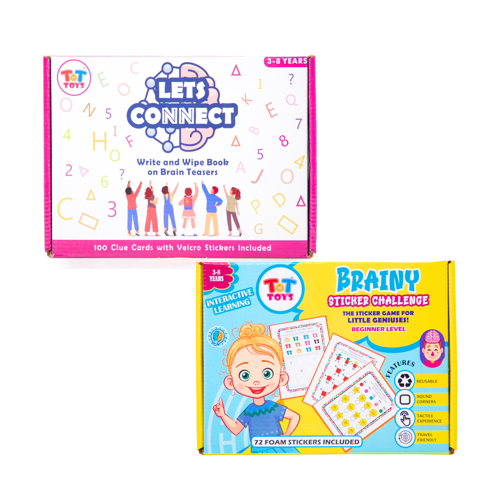 Lets connect level 1- brainy sticker beginner