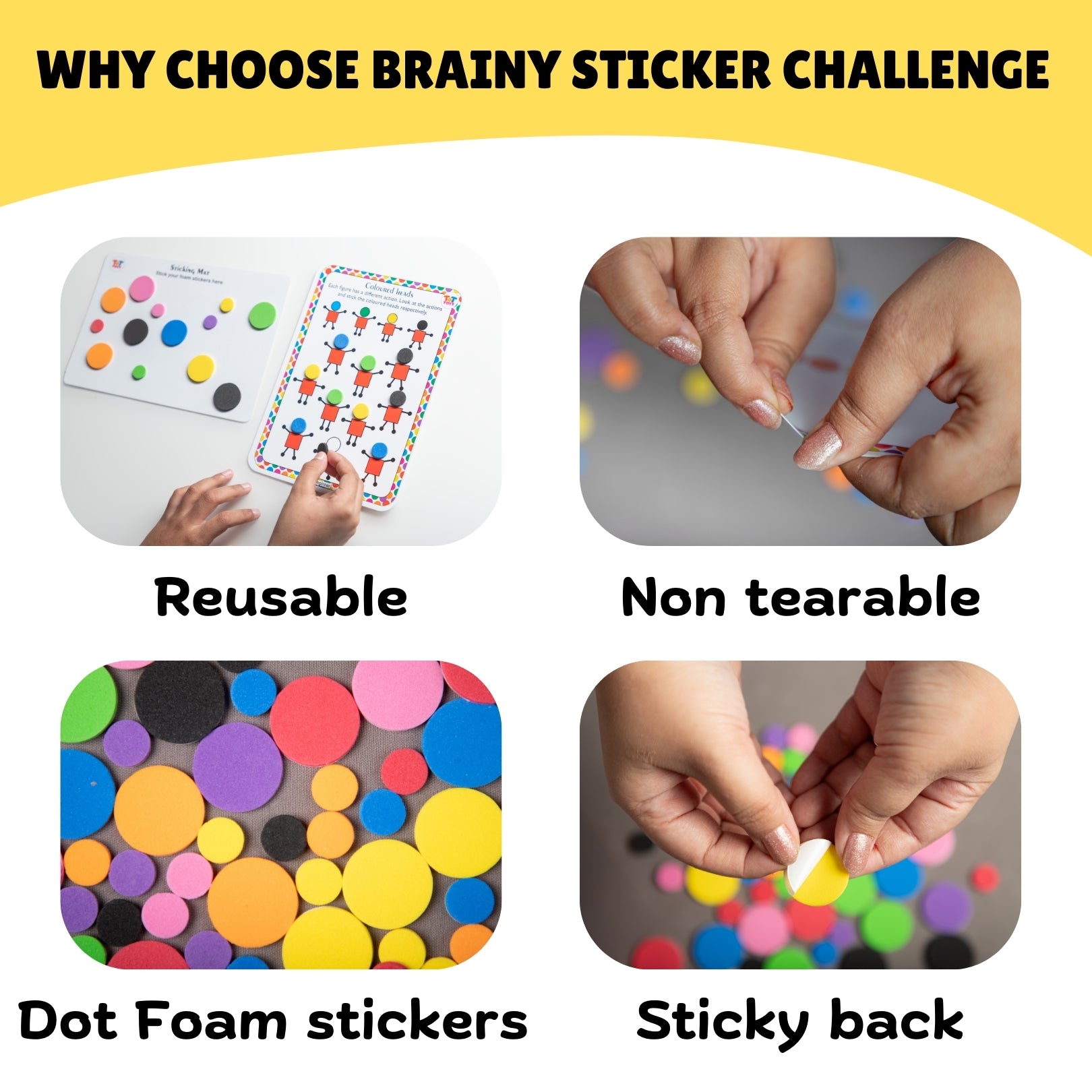 Brainy Sticker beginner- lets connect level1- Design a dress- mandala