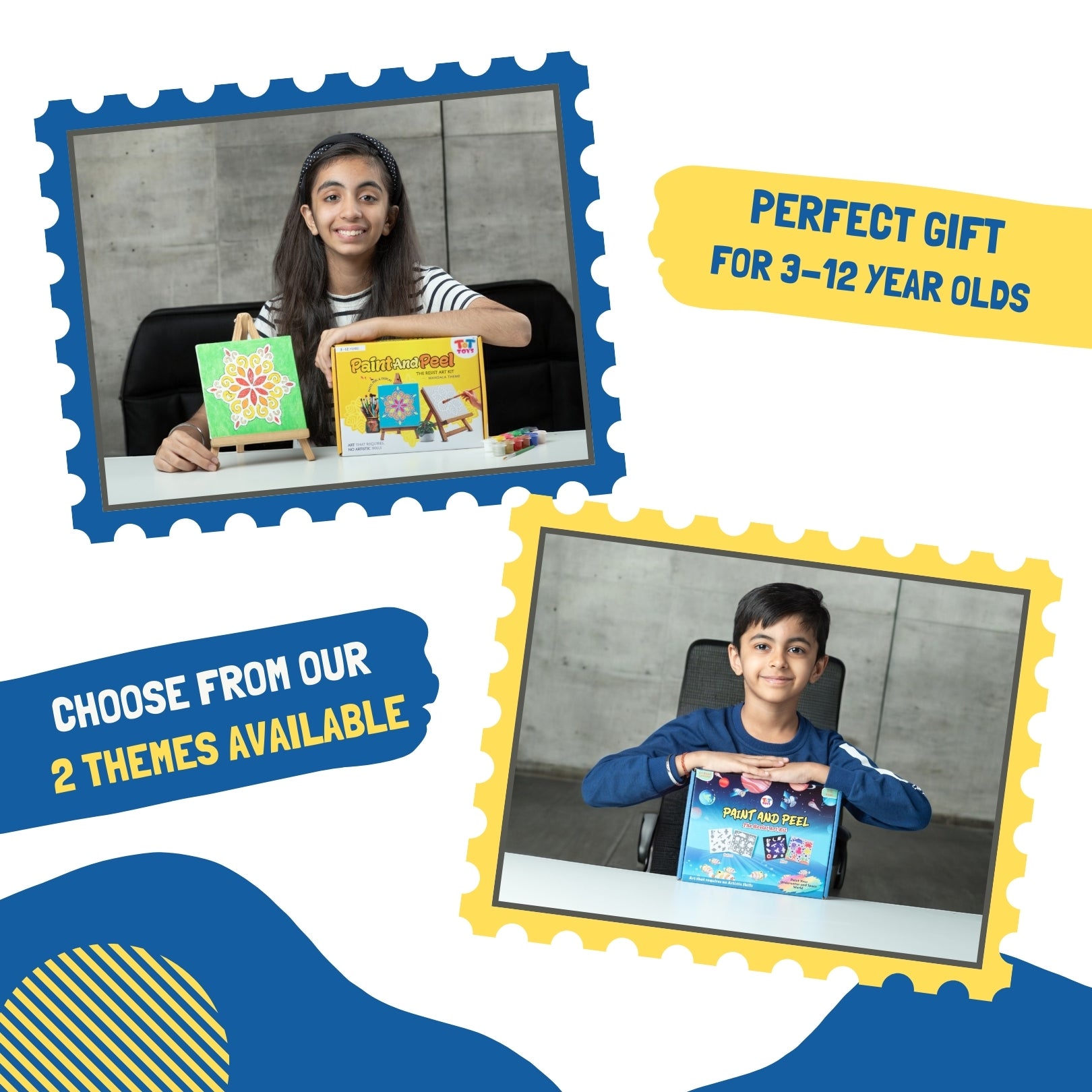 Paint and Peel - Mandala Theme