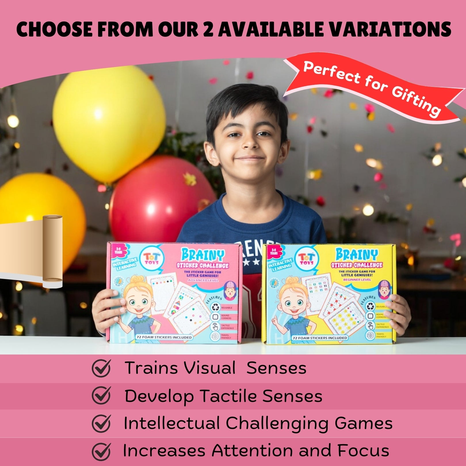 Brainy Sticker beginner-advanced- lets connect level1-level2