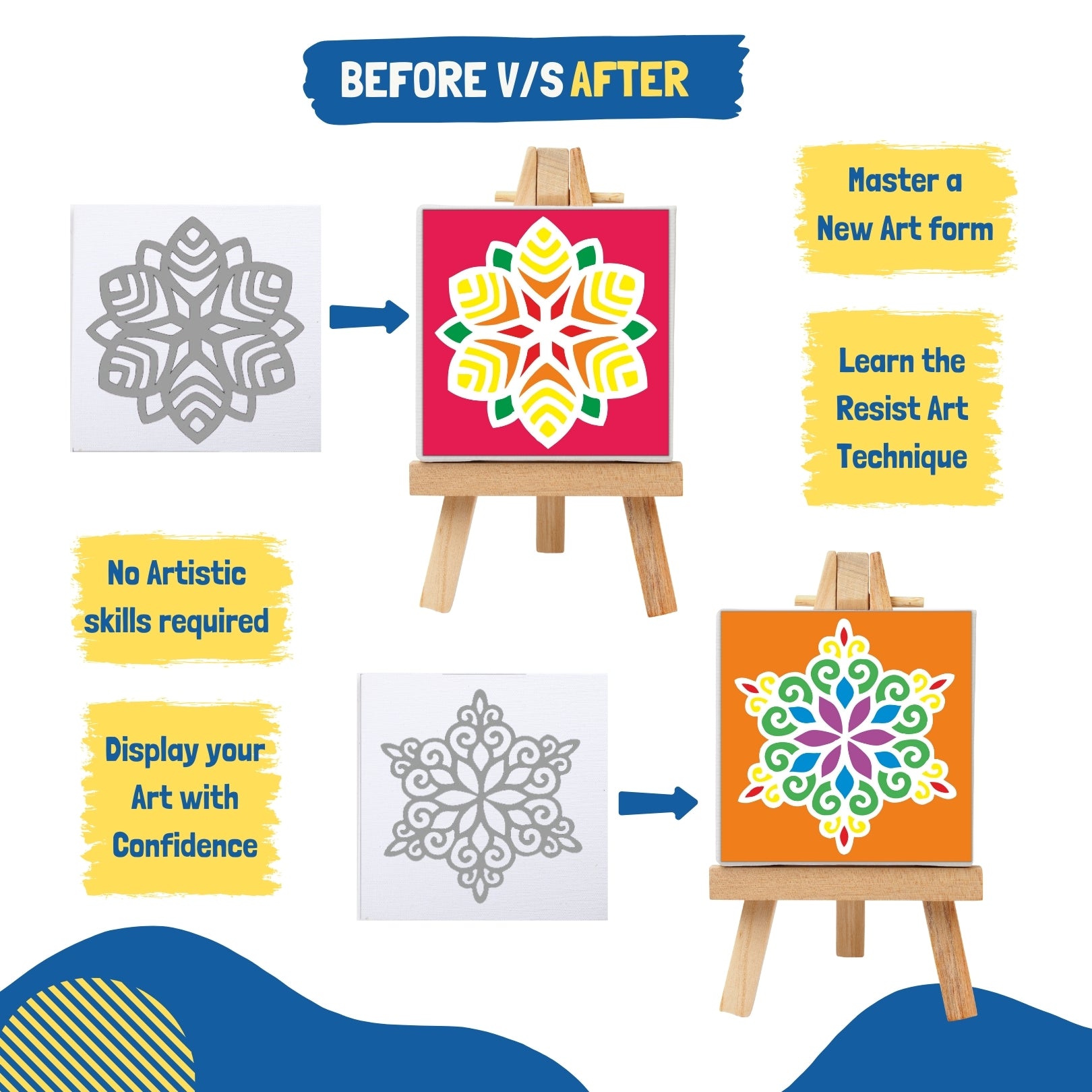 Paint and Peel - Mandala Theme