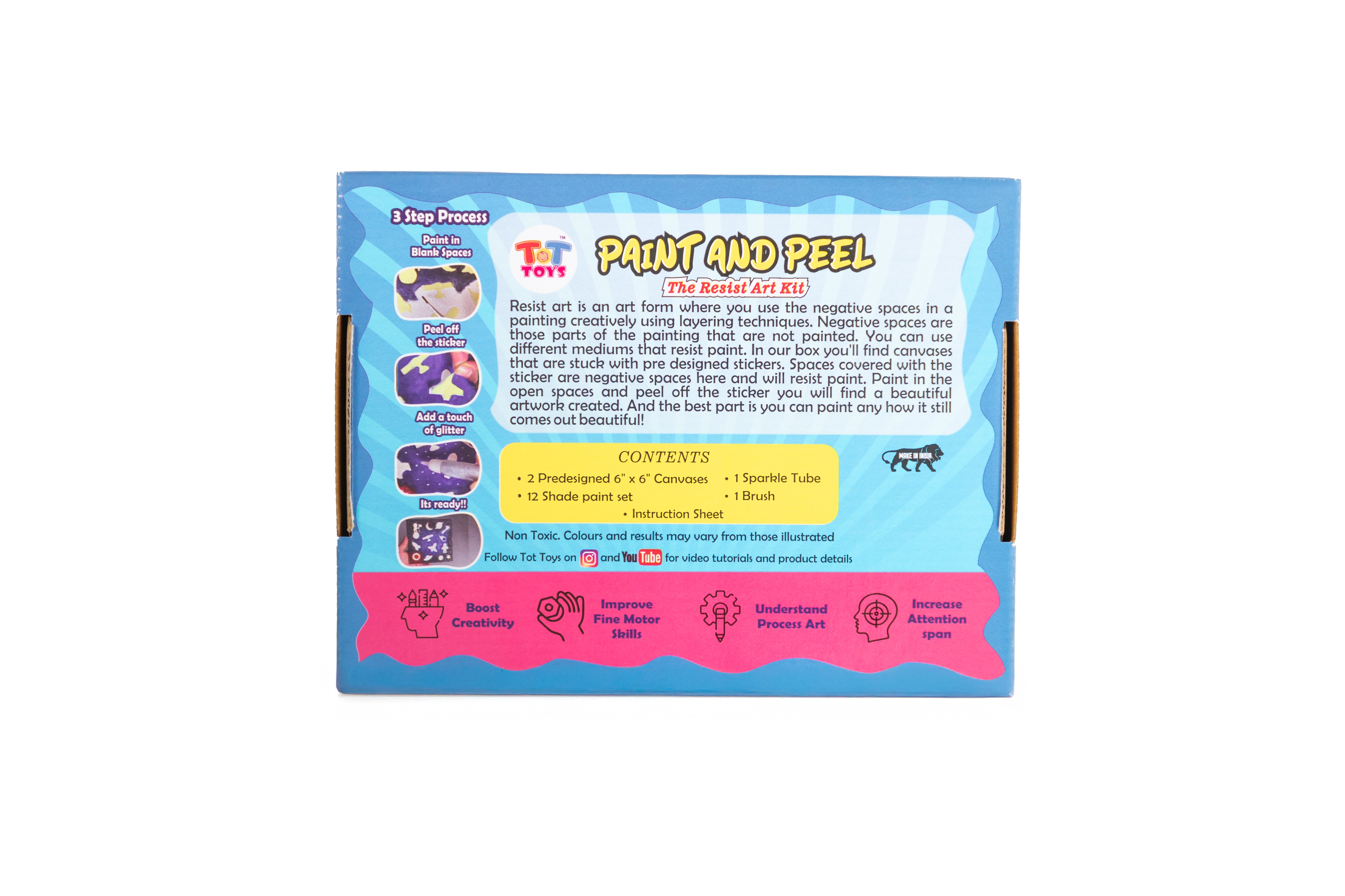 Paint and Peel - Space and underwater theme