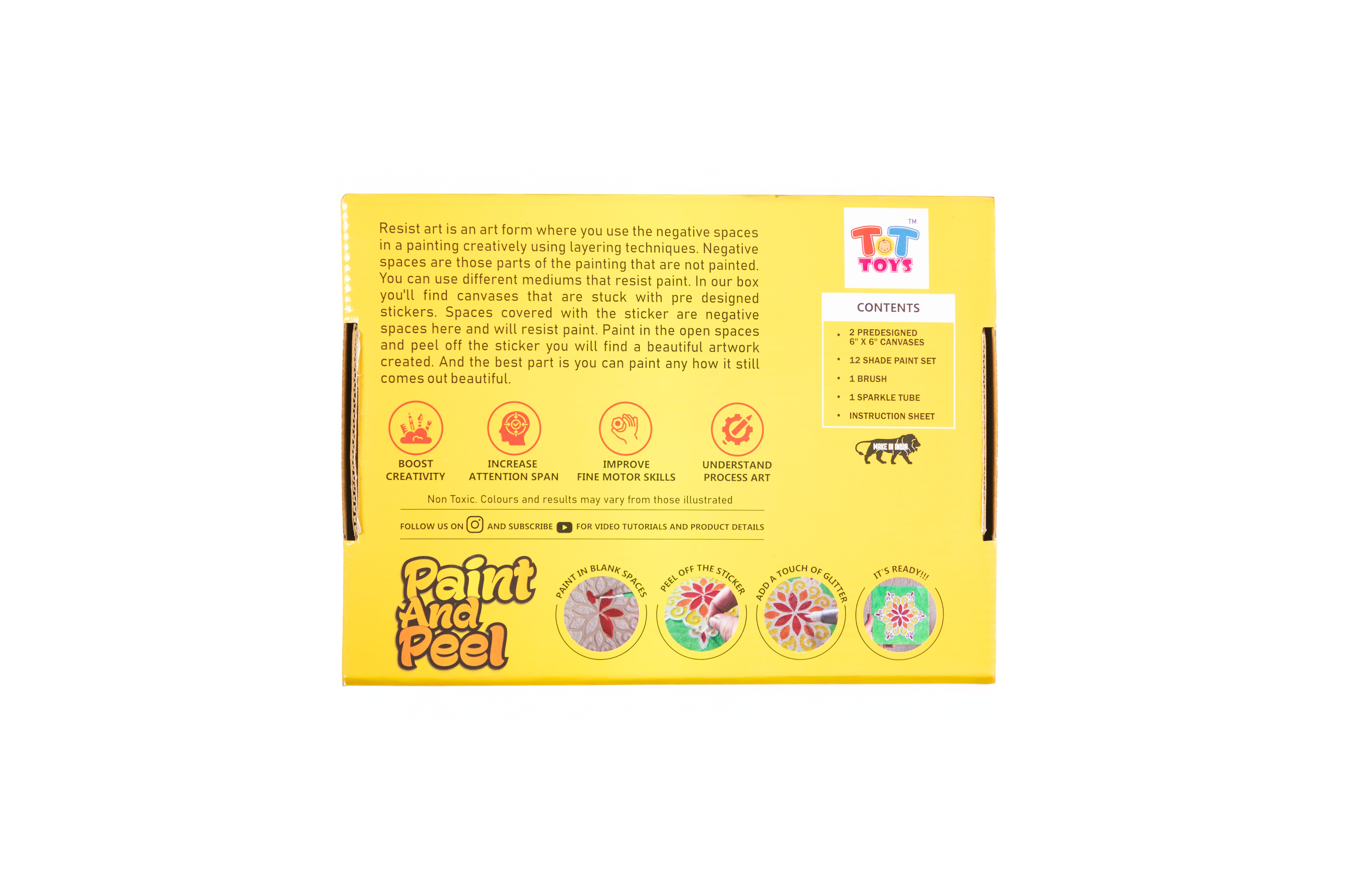 Paint and Peel - Mandala Theme