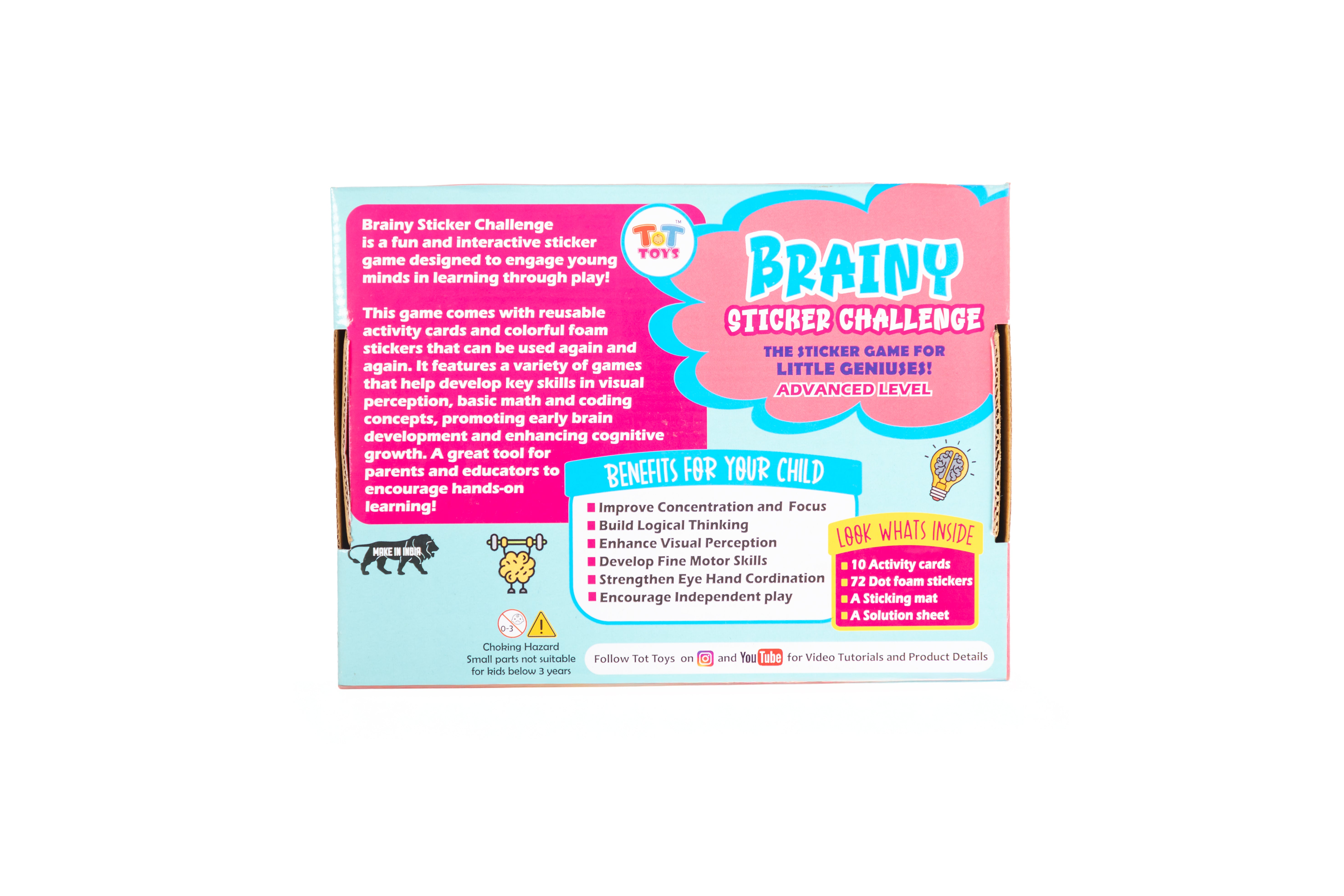 Brainy sticker challenge – advanced